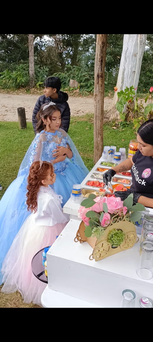 Barra de Snacks en un evento XV años