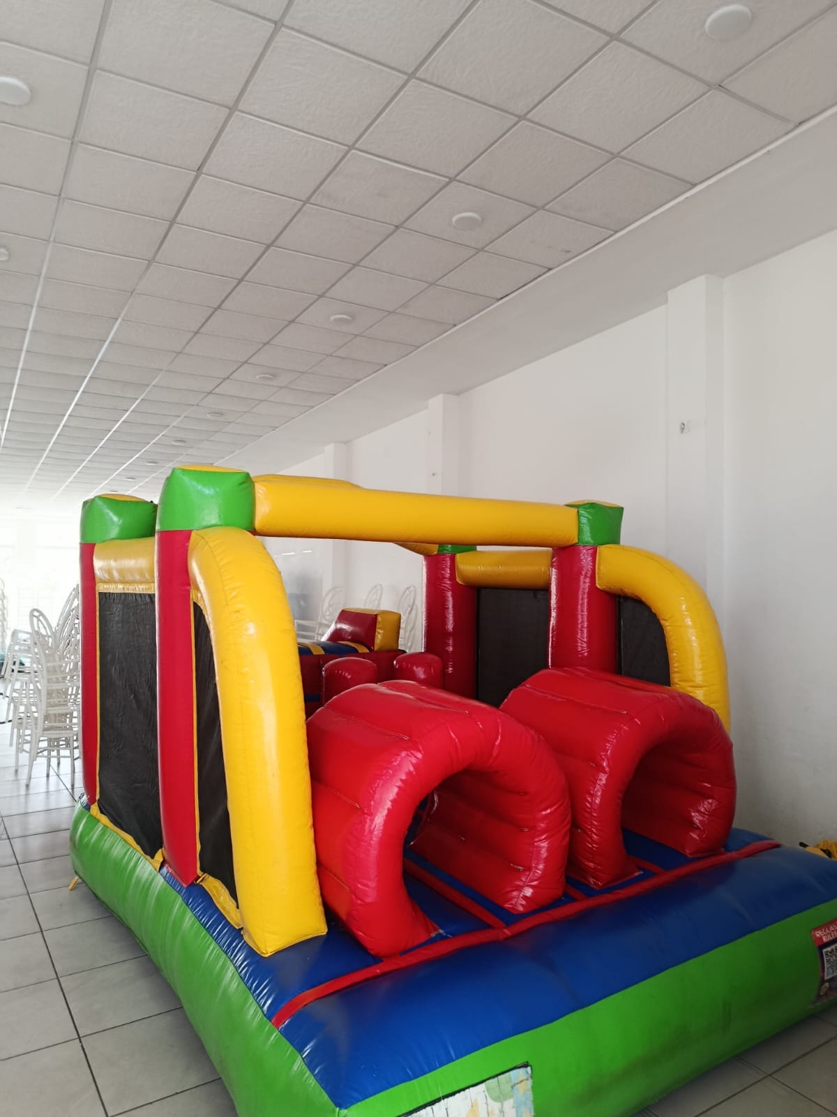Inflable instalado para fiesta infantil